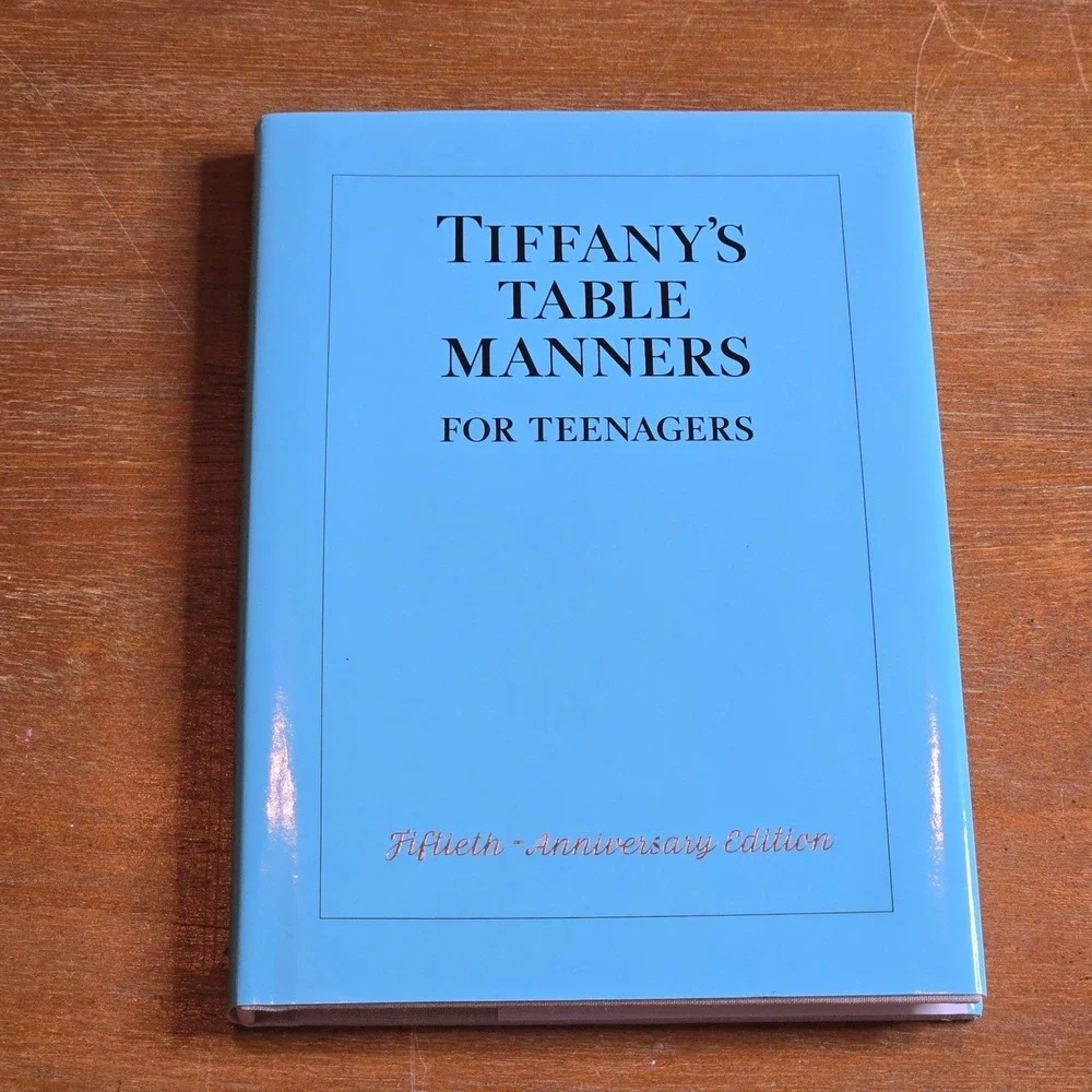 Tiffany & Co Table Manners for Teenagers 50th Anniversary Edition Hardcover Book